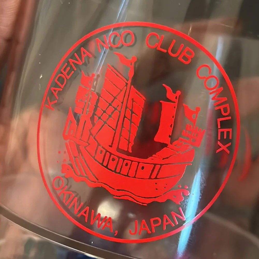 Party Glass, Happy New Year, Celebrate,Kahului, Kadena AFB